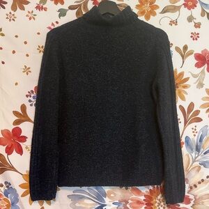 Sundance MP Dark Grey Knit Fall Winter Preppy City Office Turtleneck Sweater